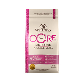 Wellness CORE | 100% Natural Cat Food | Adult | Turkey, Turkey Meal &amp; Duck Grain Free  | 0.9kg