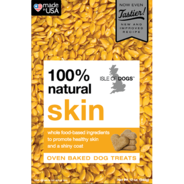 Isle of Dogs | Treats (Skin) | 100% Natural Baked Treat - Flax Seeds and Kiwi Fruit | 340g
