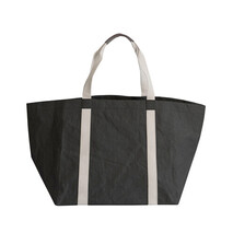Paper Love Handmade Holdall Tote | Charcoal
