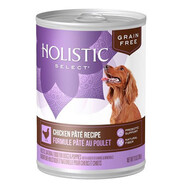 Holistic Select 100% Natural Wet Dog Food | Chicken Pate Grain Free | 369g