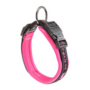 Sport Padded Reflective Dog Collar by Ferplast | Pink