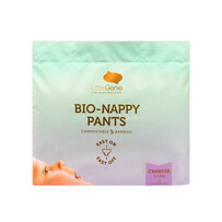 Little Genie Biodegradable Nappy Pants | Crawler | Carton of 6 Packs (22 pants per pack)