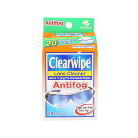 ClearWipe | Antifog Lens Cleaner | 20 Wipes