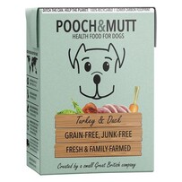 Pooch &amp; Mutt All Natural Wet Dog Food | Turkey &amp; Duck | 375g