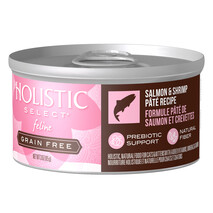 Holistic Select 100% Natural Wet Cat Food | Salmon &amp; Shrimp Grain Free | 85g
