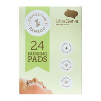 Little Genie Biodegradable Nursing Pads | Carton of 6 packs (24 in each)