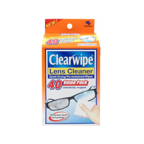 ClearWipe | Lens Cleaner | 40 Wipes