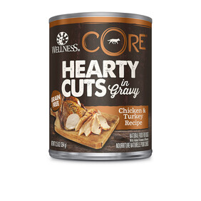 Wellness CORE Hearty Cuts 100% Natural Wet Dog Food | Chicken &amp; Turkey | 354g