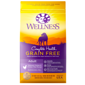 Wellness Grain Free Adult Deboned Chicken &amp; Chicken Meal Recipe 11kg