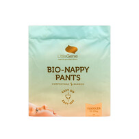 Little Genie Biodegradable Nappy Pants | Toddler | Carton of 6 Packs (18 pants per pack)