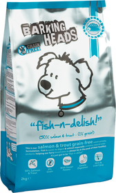 Barking Heads | Fish N Delish Grain-Free 100% Natural Dog Food | 2kg &amp; 12kg Pack Sizes