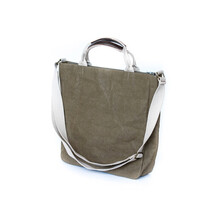 Paper Love Handmade Cross Body Tote | Olive